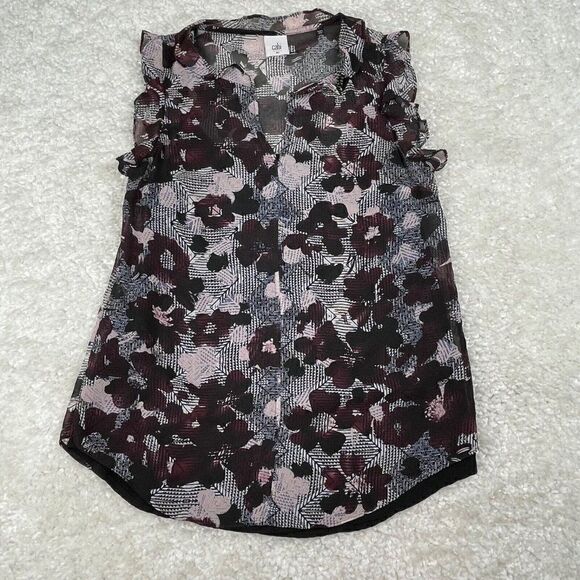 Cabi Weaver Floral Blouse Top - Picture 1 of 10